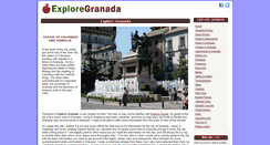 Desktop Screenshot of exploregranada.com